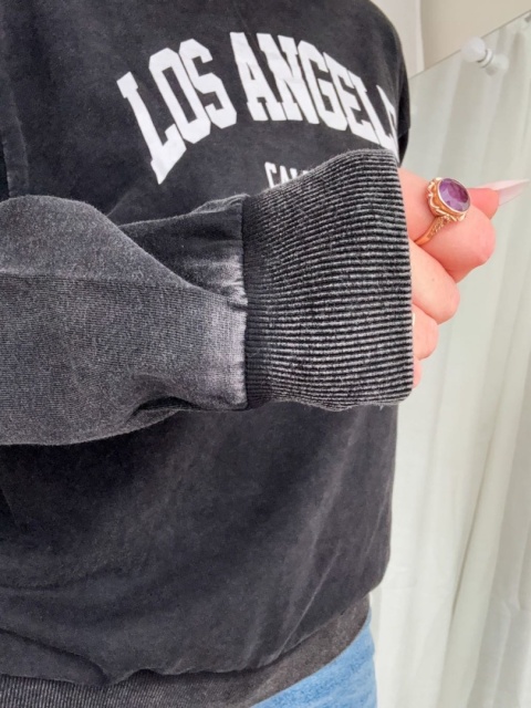Bluza z bawełny Los Angeles black