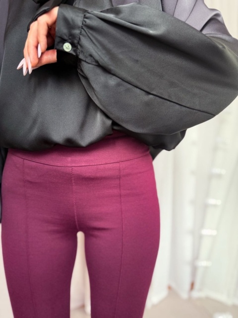 Satynowa koszula Nabu Silk czarna