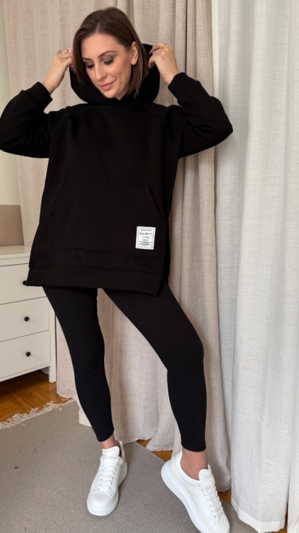 Ciepły komplet Urban Fit Set czarny