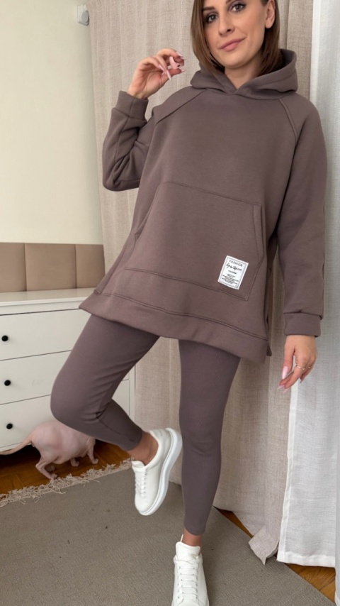Ciepły komplet Urban Fit Set taupe