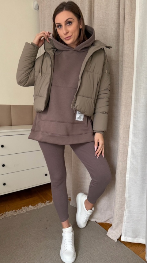 Ciepły komplet Urban Fit Set taupe