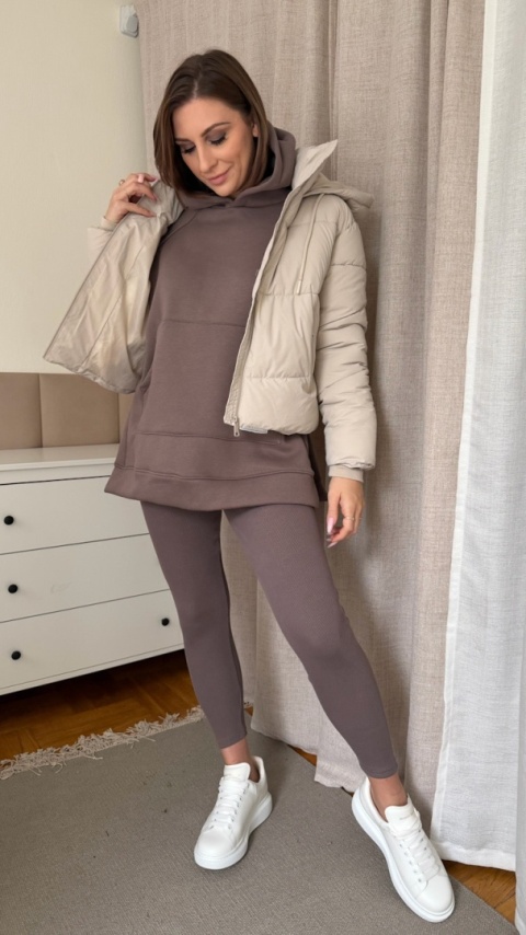 Ciepły komplet Urban Fit Set taupe