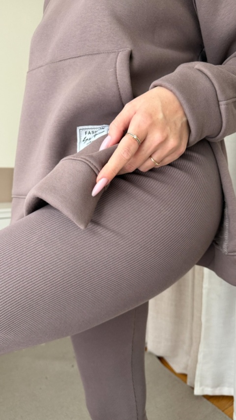 Ciepły komplet Urban Fit Set taupe