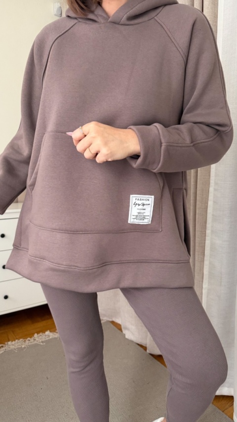 Ciepły komplet Urban Fit Set taupe