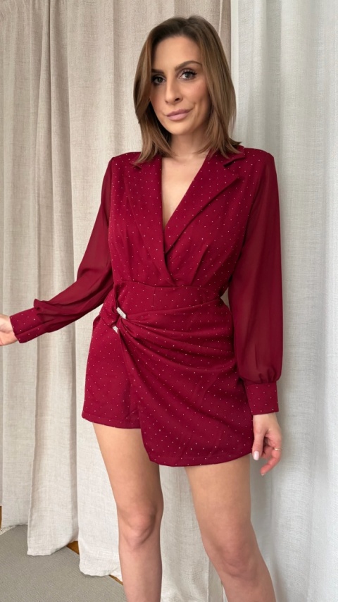 Kombinezon Moonlight Sparkle bordowy