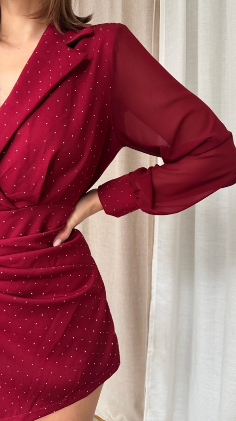 Kombinezon Moonlight Sparkle bordowy