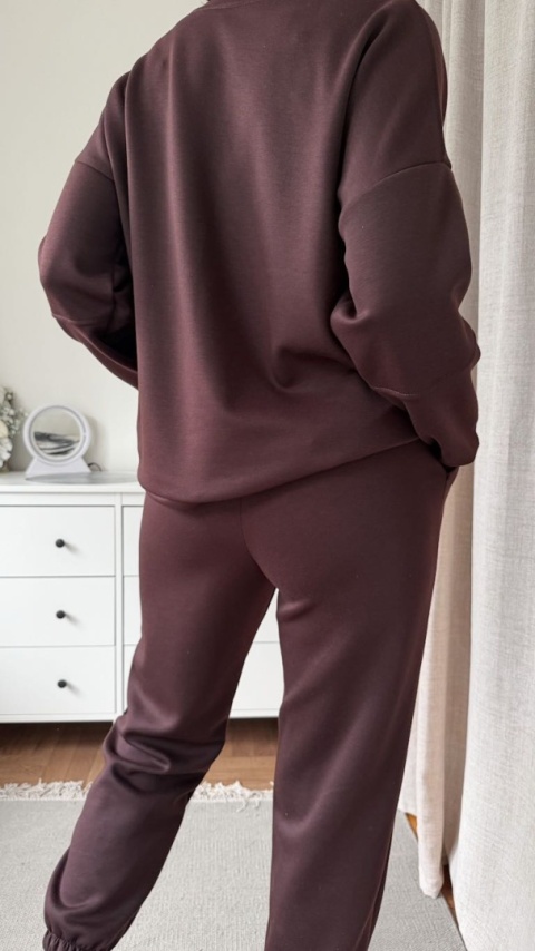 Komplet dresowy Buttery Soft Touch czekoladowy