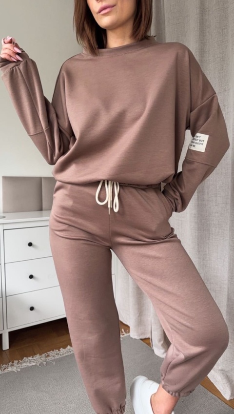 Komplet dresowy Buttery Soft Touch taupe