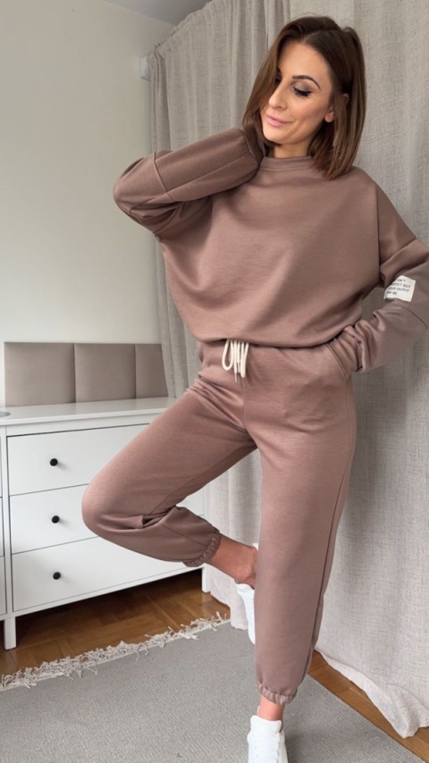 Komplet dresowy Buttery Soft Touch taupe