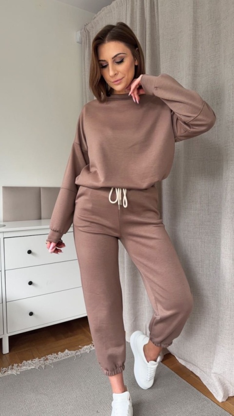 Komplet dresowy Buttery Soft Touch taupe