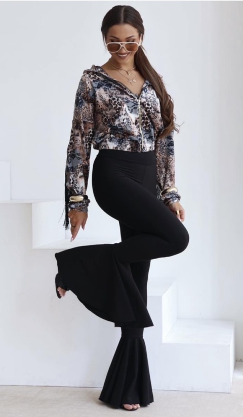 Legginsy z rozszerzanymi nogawkami Luna Flare Pants