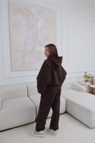 🇵🇱 Polski ocieplany komplet drersowy Moon Soft Set brązowy 🤎