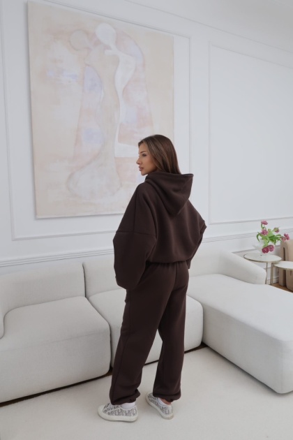 🇵🇱 Polski ocieplany komplet drersowy Moon Soft Set brązowy 🤎