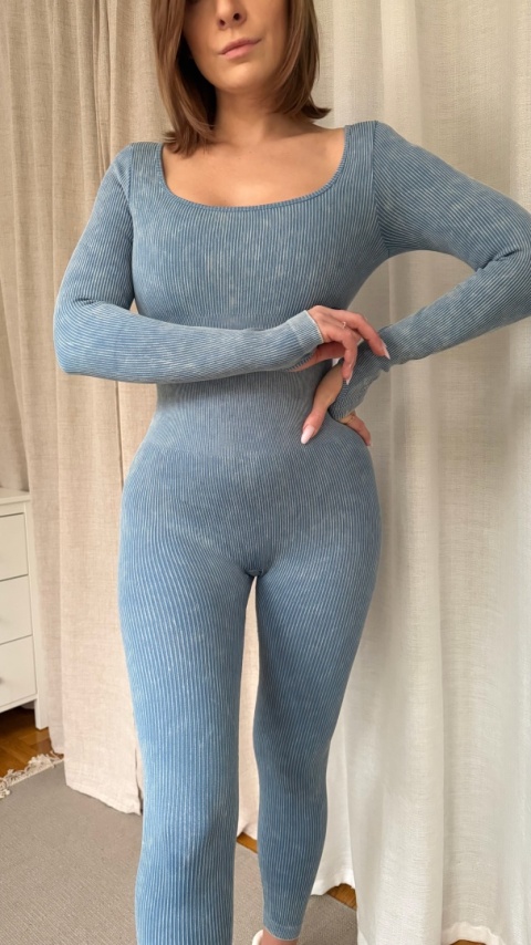 Rzeźbiący kombinezon Mystic Sculpt Bodysuit dust blue 🩵