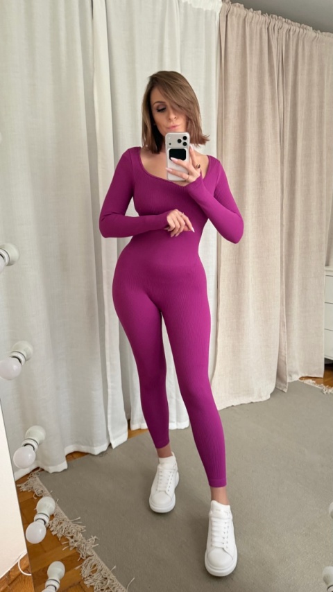 Rzeźbiący kombinezon Mystic Sculpt Bodysuit orchid magenta 💜