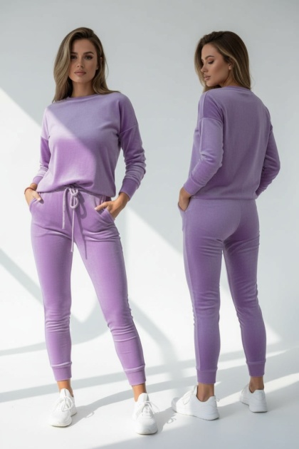 Welurowy komplet Velvet Soul Set lavender dream